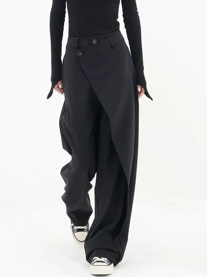 Anna - Asymmetriske Baggy Pants