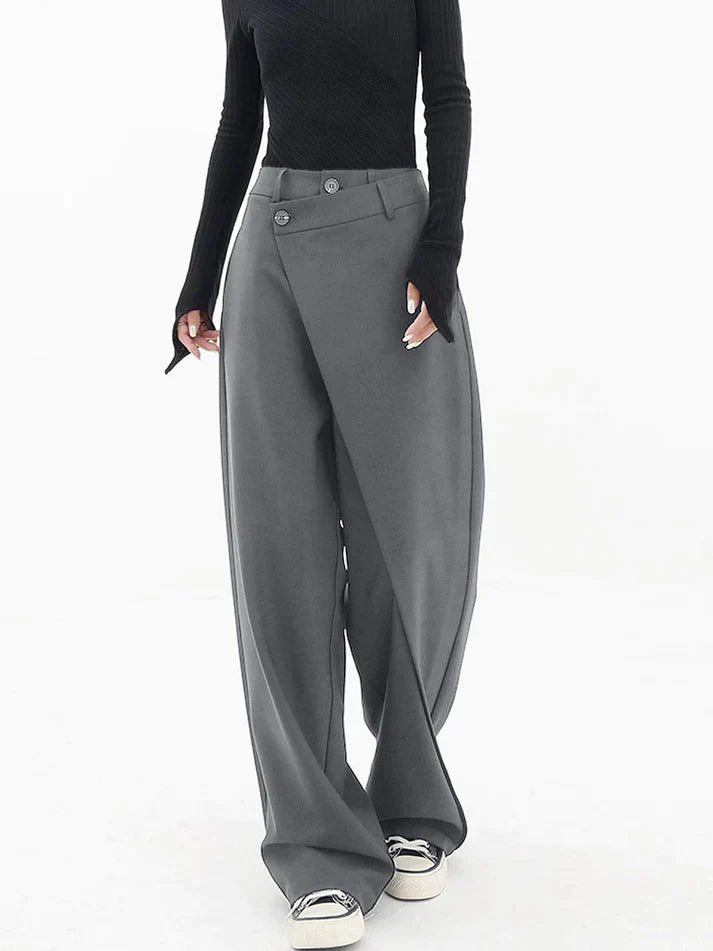 Anna - Asymmetriske Baggy Pants